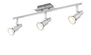KHG LED-Deckenstrahler mit 3 schwenkbaren Spots ¦ silber ¦ Maße (cm): B: 8,5 H: 13 T: 13 Lampen & Leuchten > LED-Leuchten > LED-Strahler & Spots - Höffner