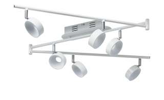 KHG LED-Spot, 6-flammig weiß ¦ weiß ¦ Maße (cm): B: 8,5 H: 20,5 Lampen & Leuchten > LED-Leuchten > LED-Strahler & Spots - Höffner