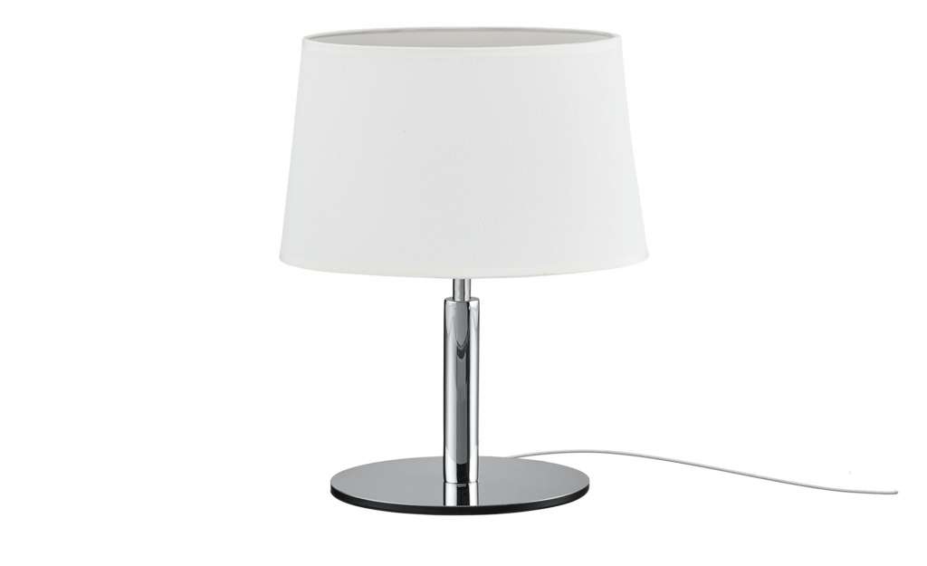 ML Tischleuchte, 1-flammig ¦ silber ¦ Maße (cm): B: 15 H: 38 Lampen & Leuchten > Innenleuchten > Tischlampen - Höffner