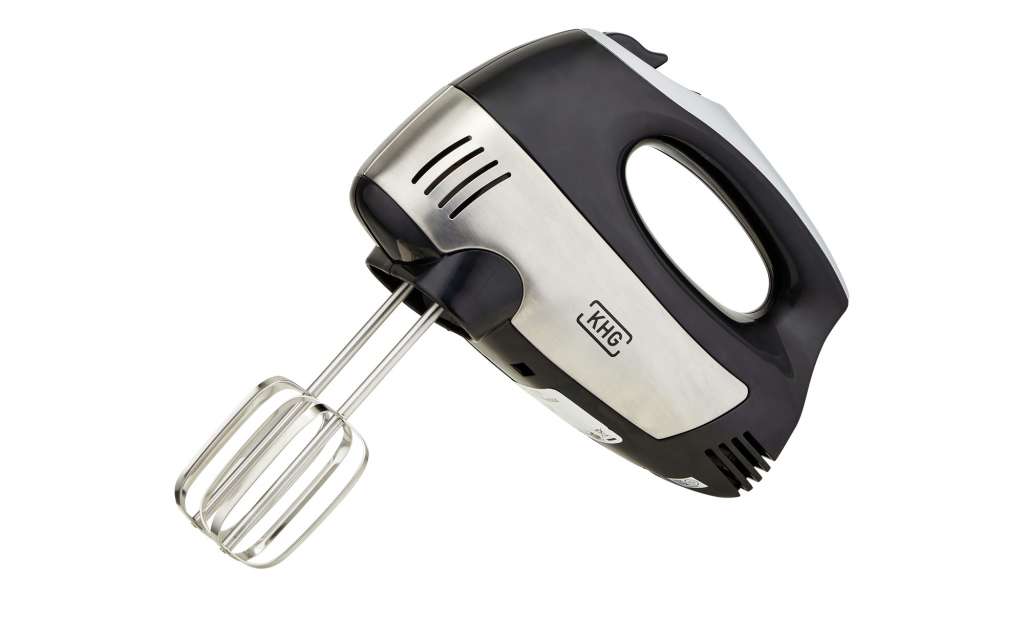 KHG Handmixer  HM-305 (SE) ¦ schwarz ¦ Edelstahl, Kunststoff ¦ Maße (cm): B: 10,6 H: 23 T: 17,2 Elektrokleingeräte > Mixen, Zerkleinern & Entsaften - Höffner