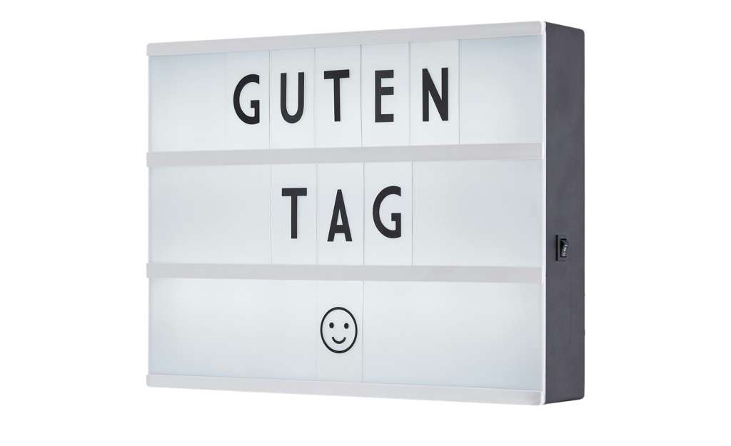 for friends LED-Message-Box, Weiß ¦ schwarz ¦ Maße (cm): B: 5 H: 22 Aktuelle Gutschein Aktion > Schlafzimmer Aktion - Höffner