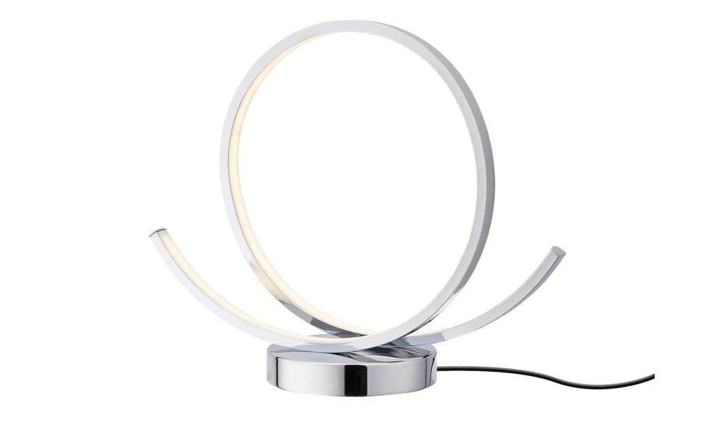 ML LED-Tischleuchte, Chrom ¦ silber ¦ Maße (cm): B: 13 H: 27 Lampen & Leuchten > Innenleuchten > Tischlampen - Höffner