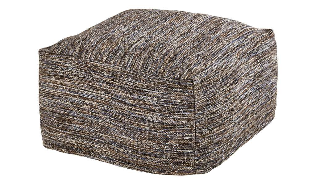 Gray & Jones Sitzpouf ¦ blau ¦ Maße (cm): B: 60 H: 33 T: 60 Polstermöbel > Hocker > Sitzpouf - Höffner