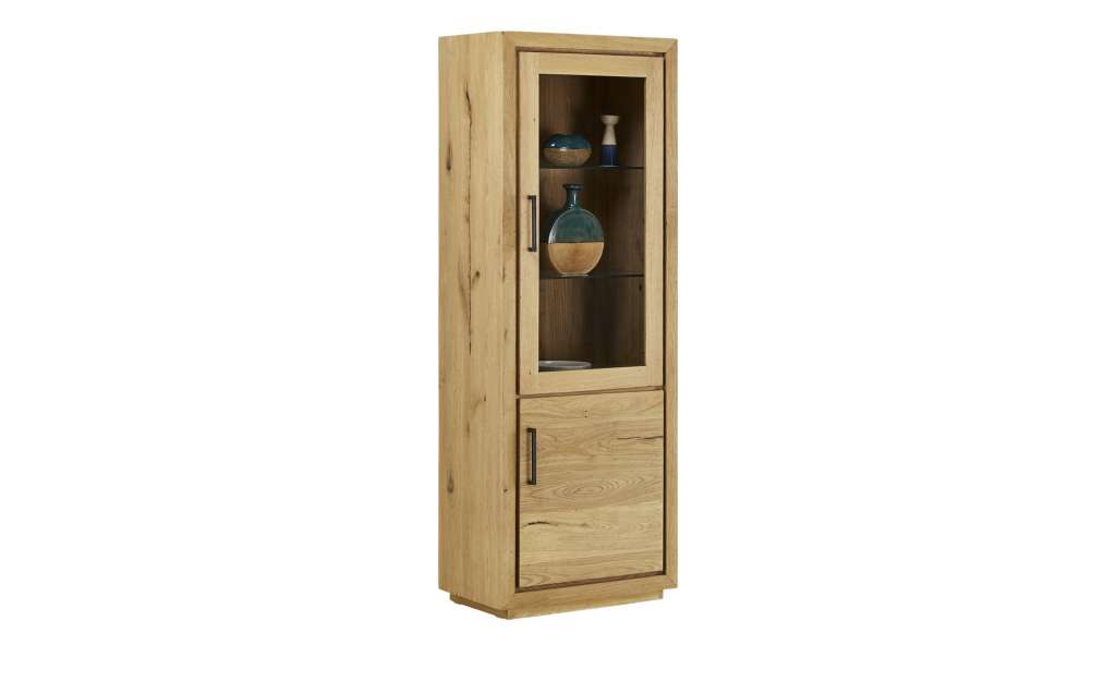 Gray & Jones Vitrine  Black Coast ¦ holzfarben ¦ Maße (cm): B: 70 H: 190 T: 42 Kommoden & Sideboards > Vitrinen - Höffner
