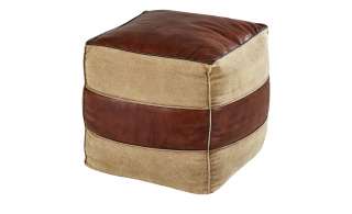 Gray & Jones Sitzpouf ¦ braun ¦ Maße (cm): B: 45 H: 45 T: 45 Polstermöbel > Hocker > Sitzpouf - Höffner