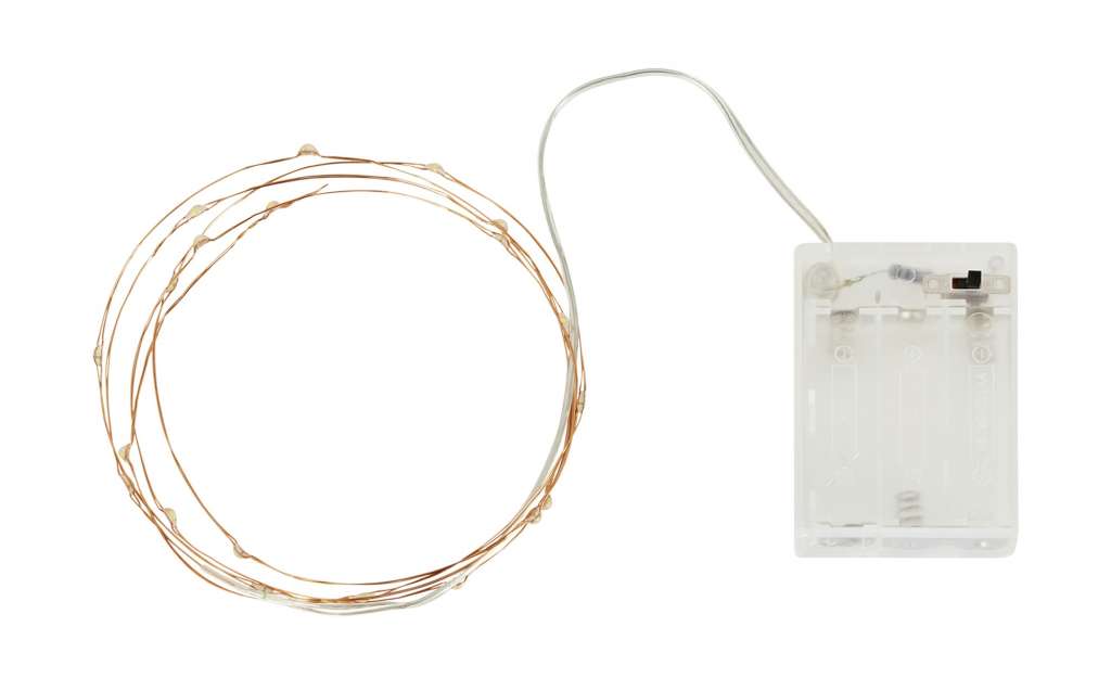 LED-Lichterkette, 20 LEDs ¦ kupfer ¦ Metall, Kunststoff Lampen & Leuchten > Innenleuchten > Lichterketten & Dekoleuchten - Höffner