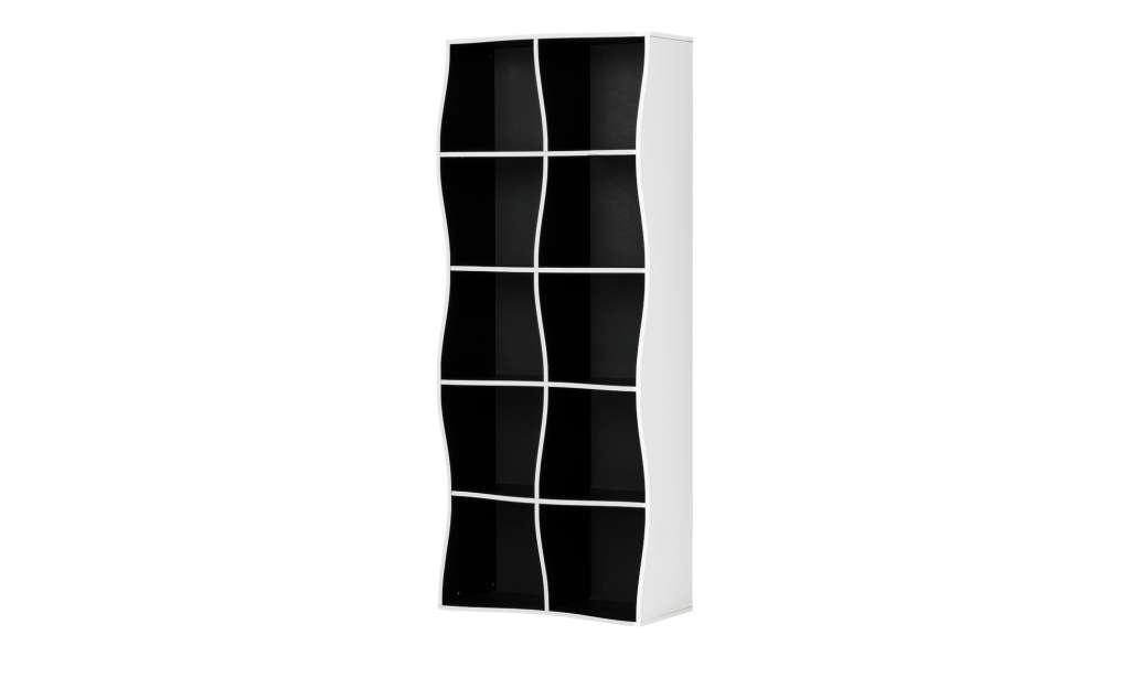 Regal  Curve ¦ mehrfarbig ¦ Maße (cm): B: 60 H: 150 T: 30 Regale > Bücherregale - Höffner