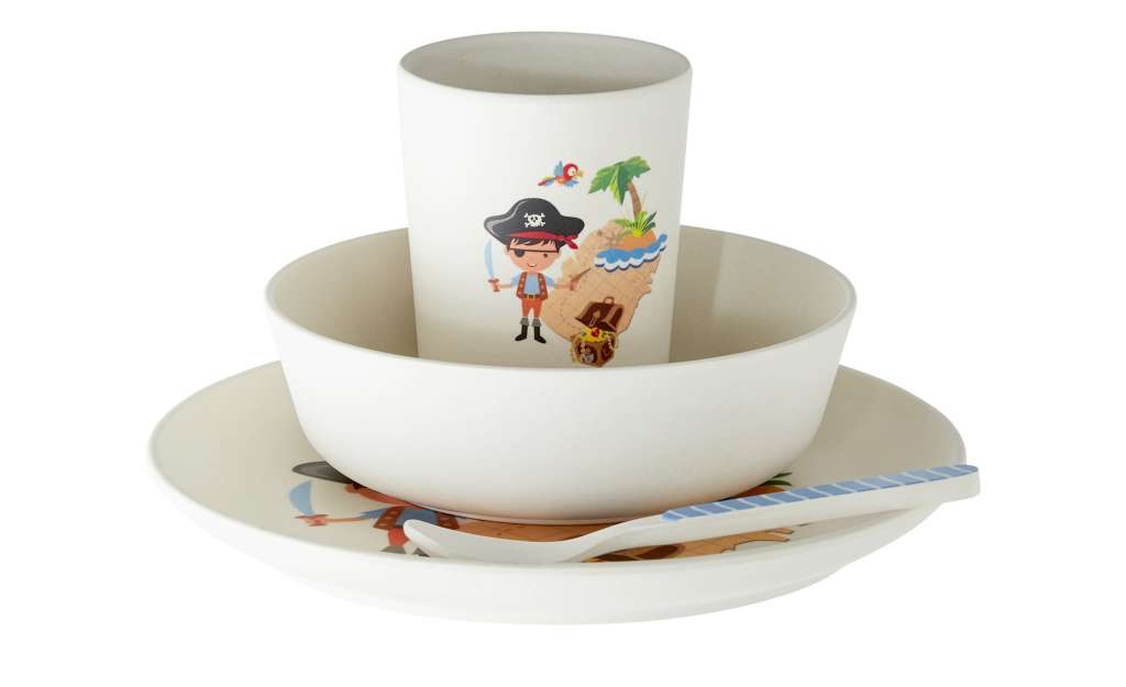 for friends Kindergeschirr 4-teiliges Set ¦ creme Geschirr > Kindergeschirr - Höffner