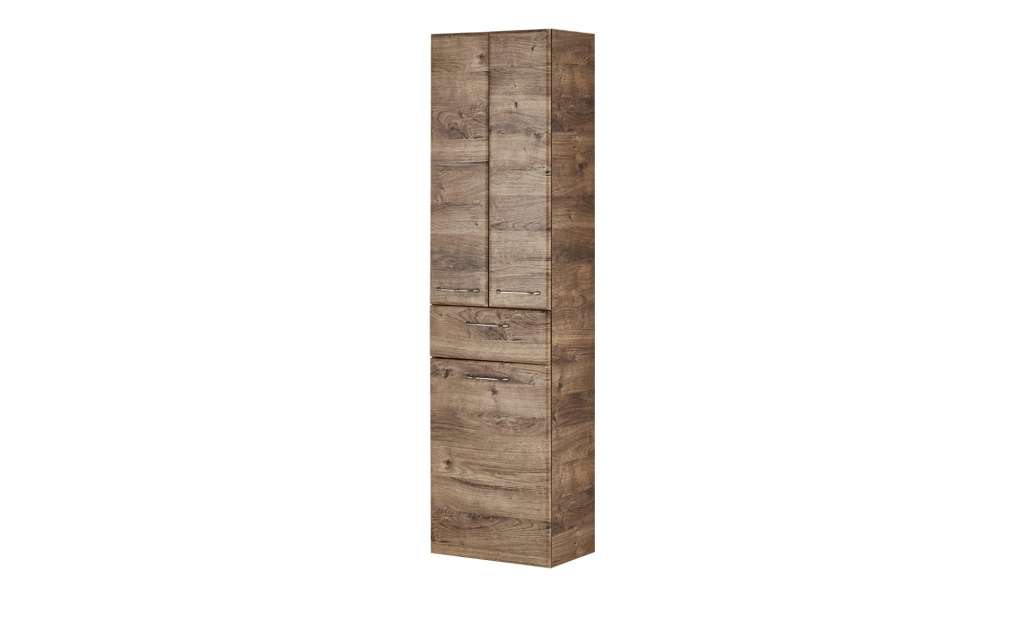 smart Hochschrank  Onda ¦ holzfarben ¦ Maße (cm): B: 50 H: 185,5 T: 33 Schränke > Badschränke > Bad-Hochschränke - Höffner
