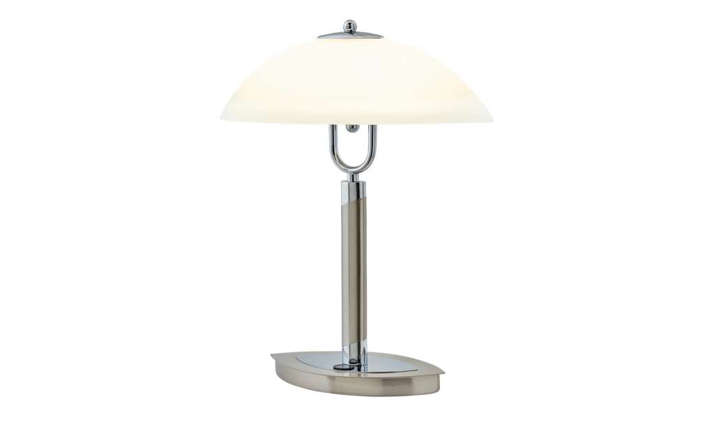 KHG LED- Tischleuchte, Schiffchenglas ¦ silber ¦ Maße (cm): B: 11,5 H: 38 Lampen & Leuchten > Innenleuchten > Tischlampen - Höffner