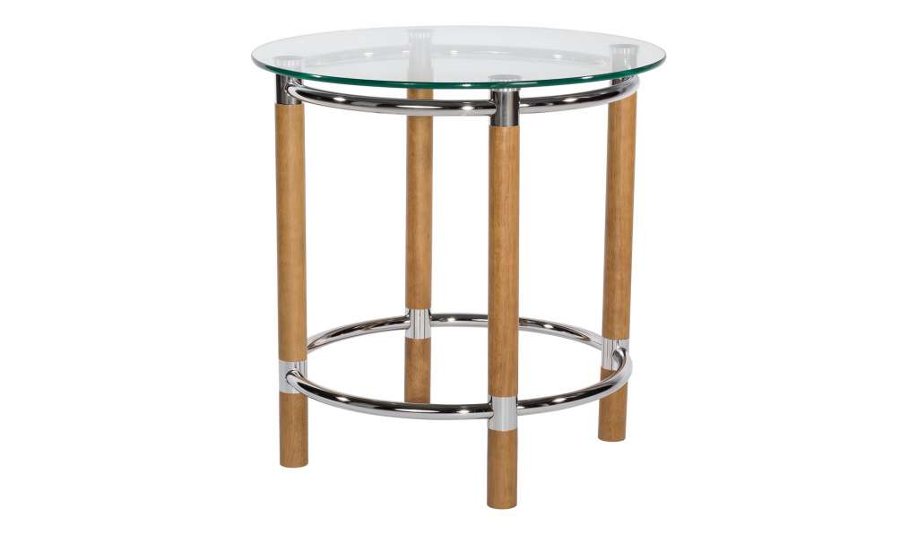 Beistelltisch  Alma ¦ transparent/klar ¦ Maße (cm): H: 51 Ø: [50.0] Tische > Beistelltische > Beistelltische ohne Rollen - Höffner