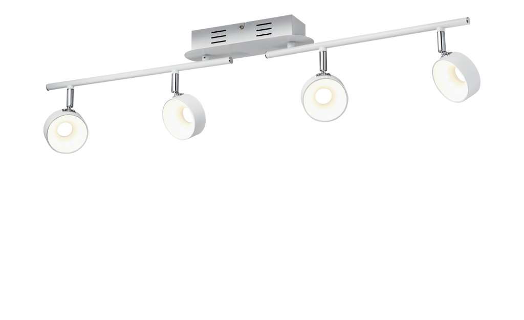 KHG LED-Spot 4-flammig weiß ¦ weiß ¦ Maße (cm): B: 8 H: 18,5 Lampen & Leuchten > LED-Leuchten > LED-Strahler & Spots - Höffner