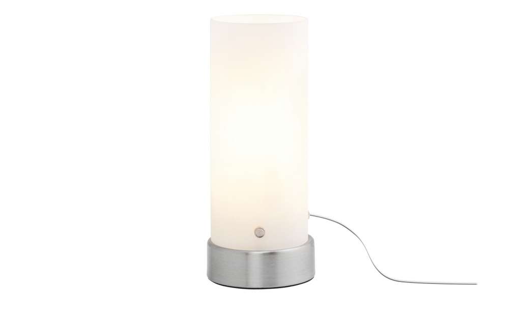KHG Tischleuchte, 1-flammig, Glaszylinder Weiß ¦ Maße (cm): H: 20 Ø: [8.0] Lampen & Leuchten > Innenleuchten > Tischlampen - Höffner