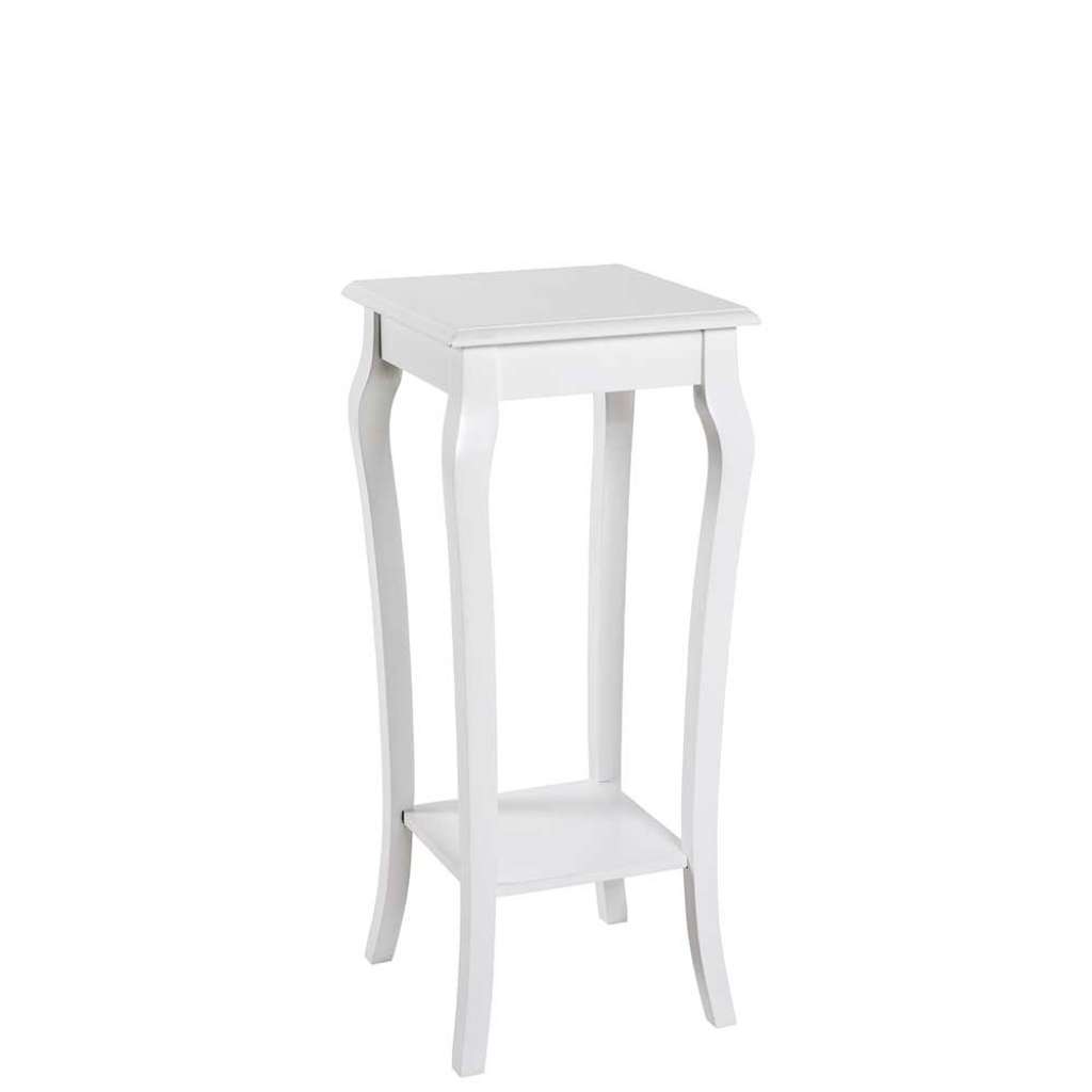 Blumenhocker in Weiß Vintage Design