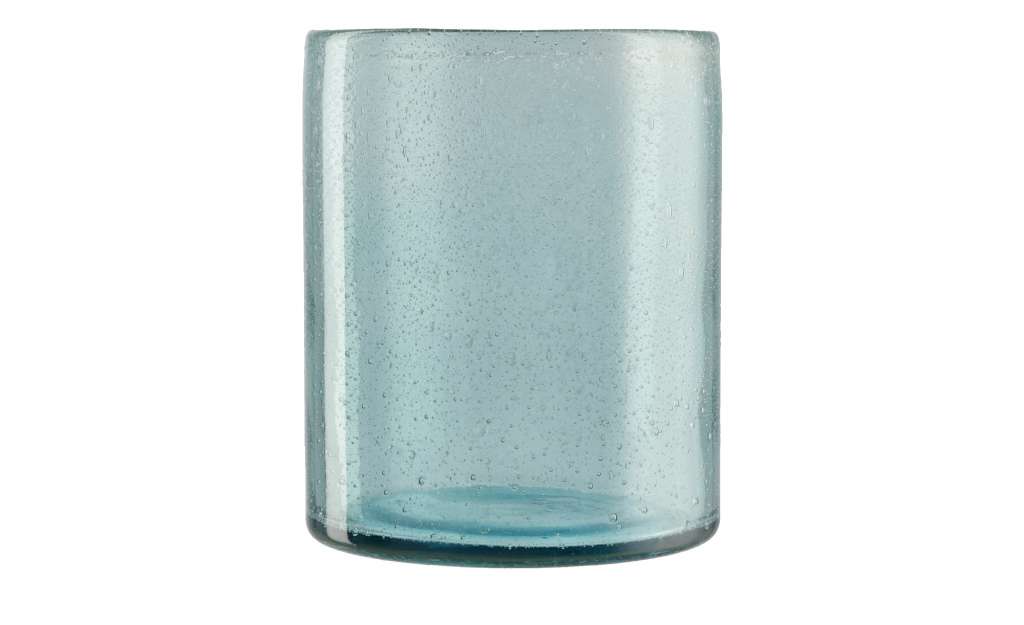 Windlicht ¦ blau ¦ Glas  ¦ Maße (cm): H: 15,5 Ø: [12.5] Dekoration > Laternen & Windlichter - Höffner