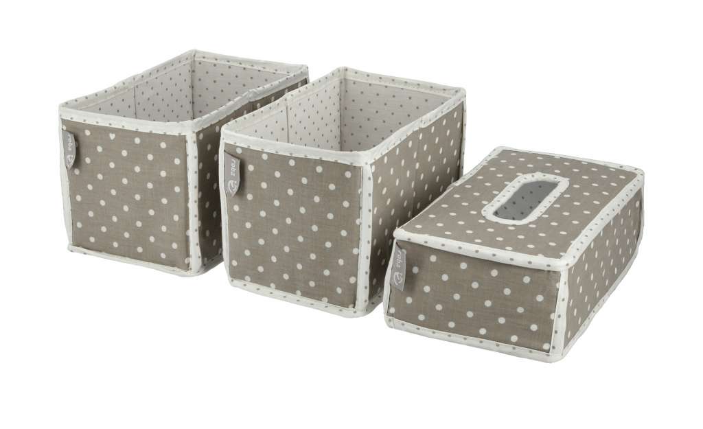 Roba Pflegeorganizer 3-er Set  Eli Elefant ¦ creme ¦ Oberseite aus 100% Baumwolle Rückseite aus 65% Polyester, 35% Baumwolle Füllung aus Polyestervlies/Pappe ¦ Maße (cm): B: 15 H: 9 Baby > Unterwegs > Boxen - Höffner