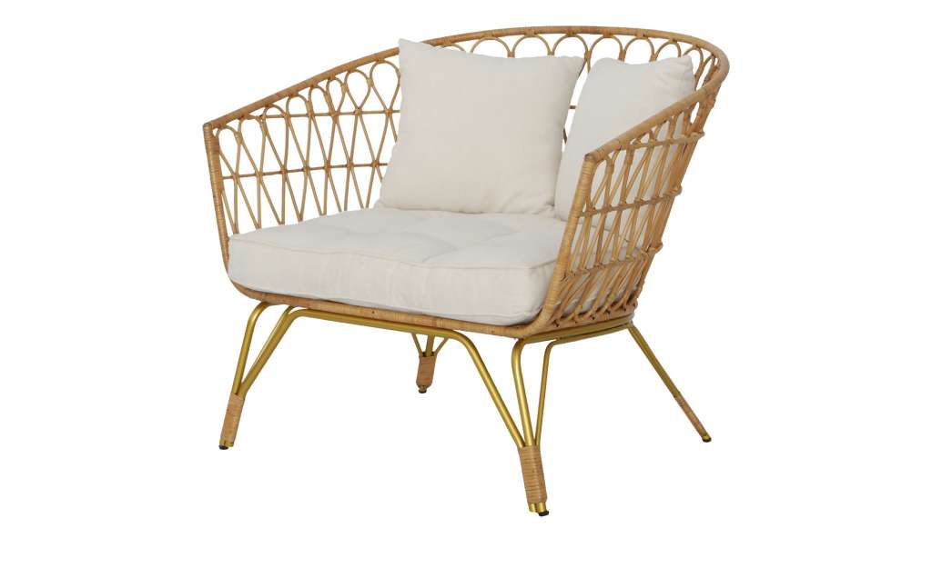 Rattansessel  Kelek ¦ holzfarben ¦ Maße (cm): B: 87 H: 80 T: 76 Polstermöbel > Sessel > Polstersessel - Höffner