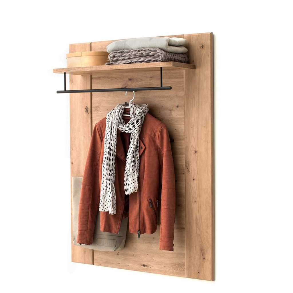 Hängegarderobe in Eichefarben 85 cm breit