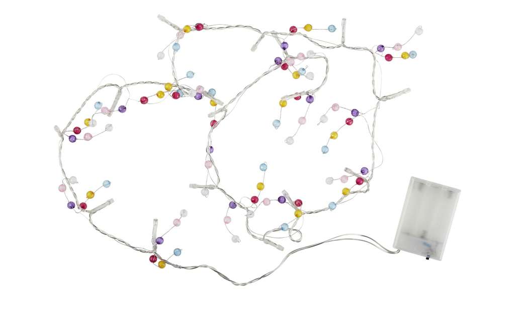 LED Lichterkette ¦ mehrfarbig ¦ Messing, Kunststoff ¦ Maße (cm): B: 9,5 H: 2,5 Lampen & Leuchten > Innenleuchten > Lichterketten & Dekoleuchten - Höffner