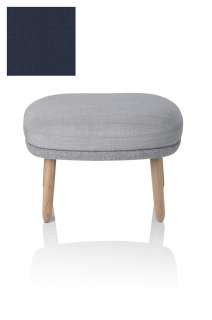 Fritz Hansen - Fri Fuß Hocker - JH15 - Holzgestell aus Eiche - dunkel grün - indoor