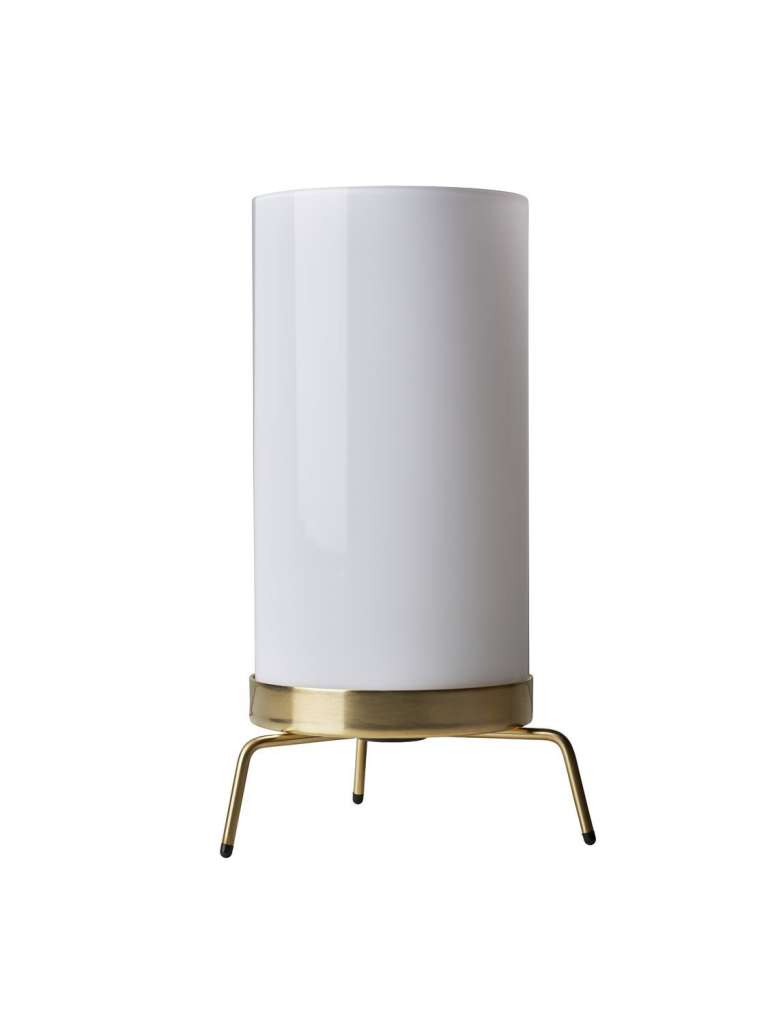Fritz Hansen - Planner PM 02 Tischleuchte - Messing - opal - indoor