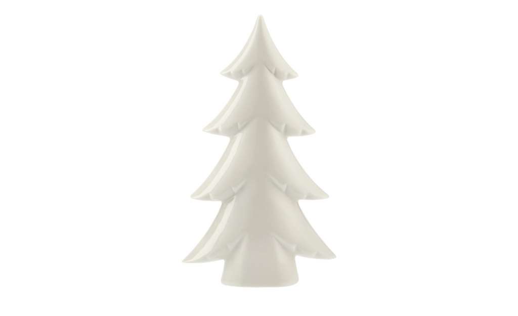 Deko-Tannenbaum ¦ weiß ¦ Porzellan ¦ Maße (cm): B: 14,5 H: 24,1 T: 5,8 Weihnachten - Höffner