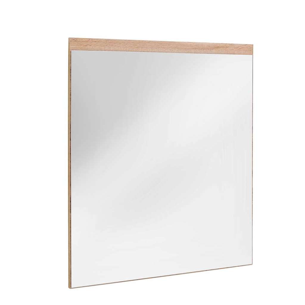 Garderobenspiegel in Wildeichefarben 75 cm breit