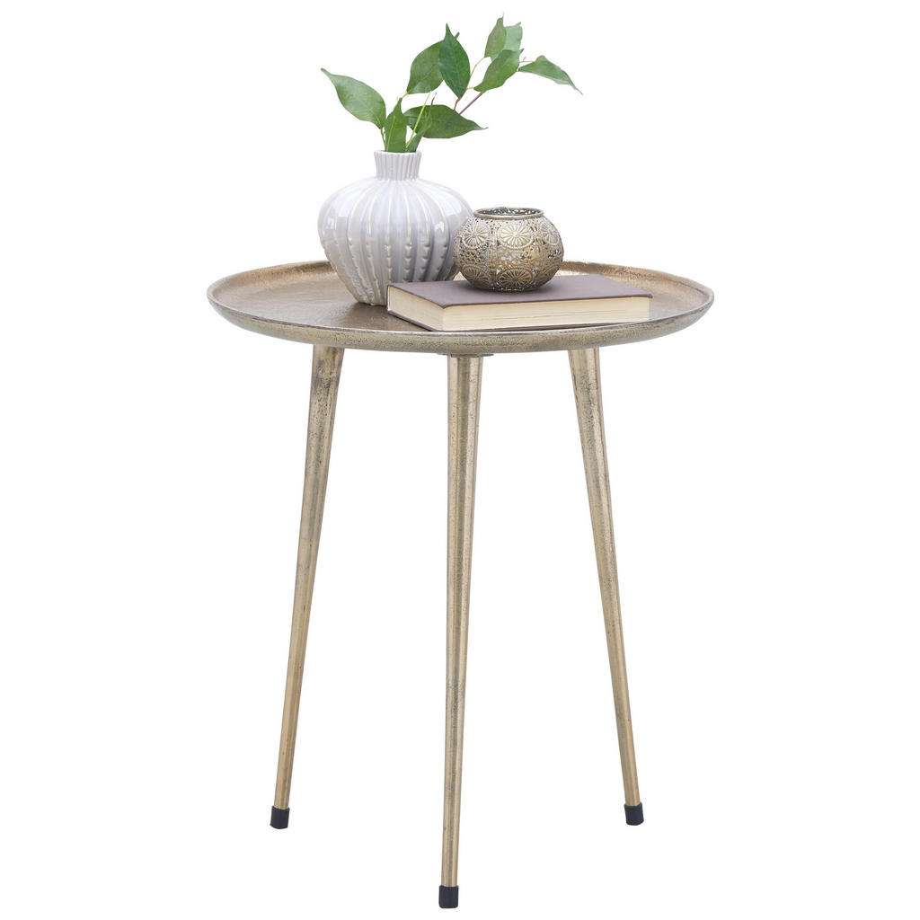 Ambia Home BEISTELLTISCH rund Gold
