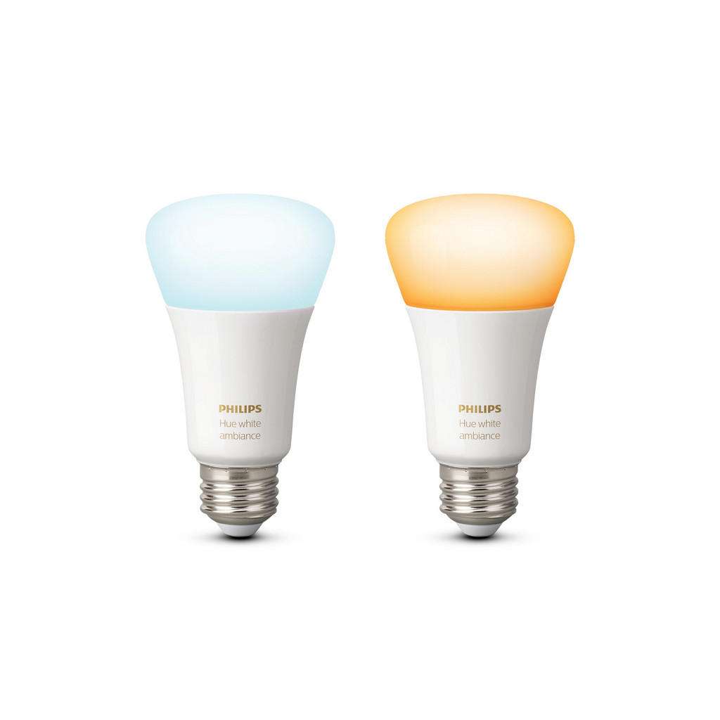 Philips LEUCHTM-SET HUE WHITE AMBIANCE E27 9,5 W, Weiß