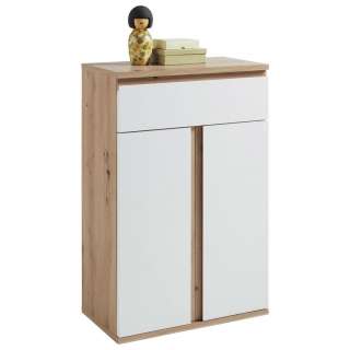Xora SCHUHSCHRANK Weiß, Braun