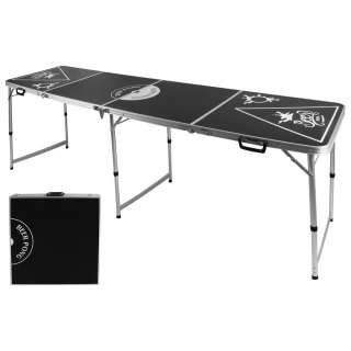 XXXL BEER-PONG-TISCH Schwarz