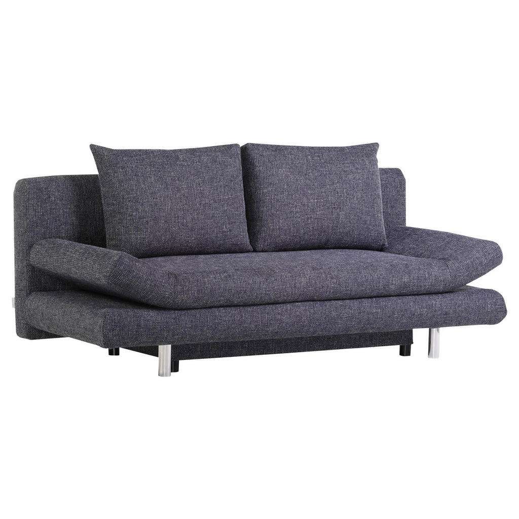 Xora SCHLAFSOFA Flachgewebe Blau