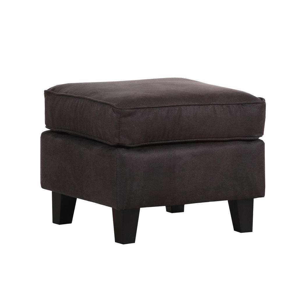 XXXL HOCKER Flachgewebe Kiefer massiv braun