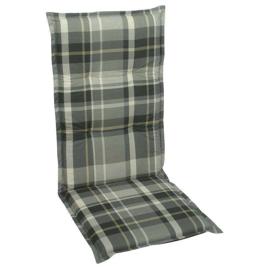 XXXL SESSELAUFLAGE Karo, Weiß
