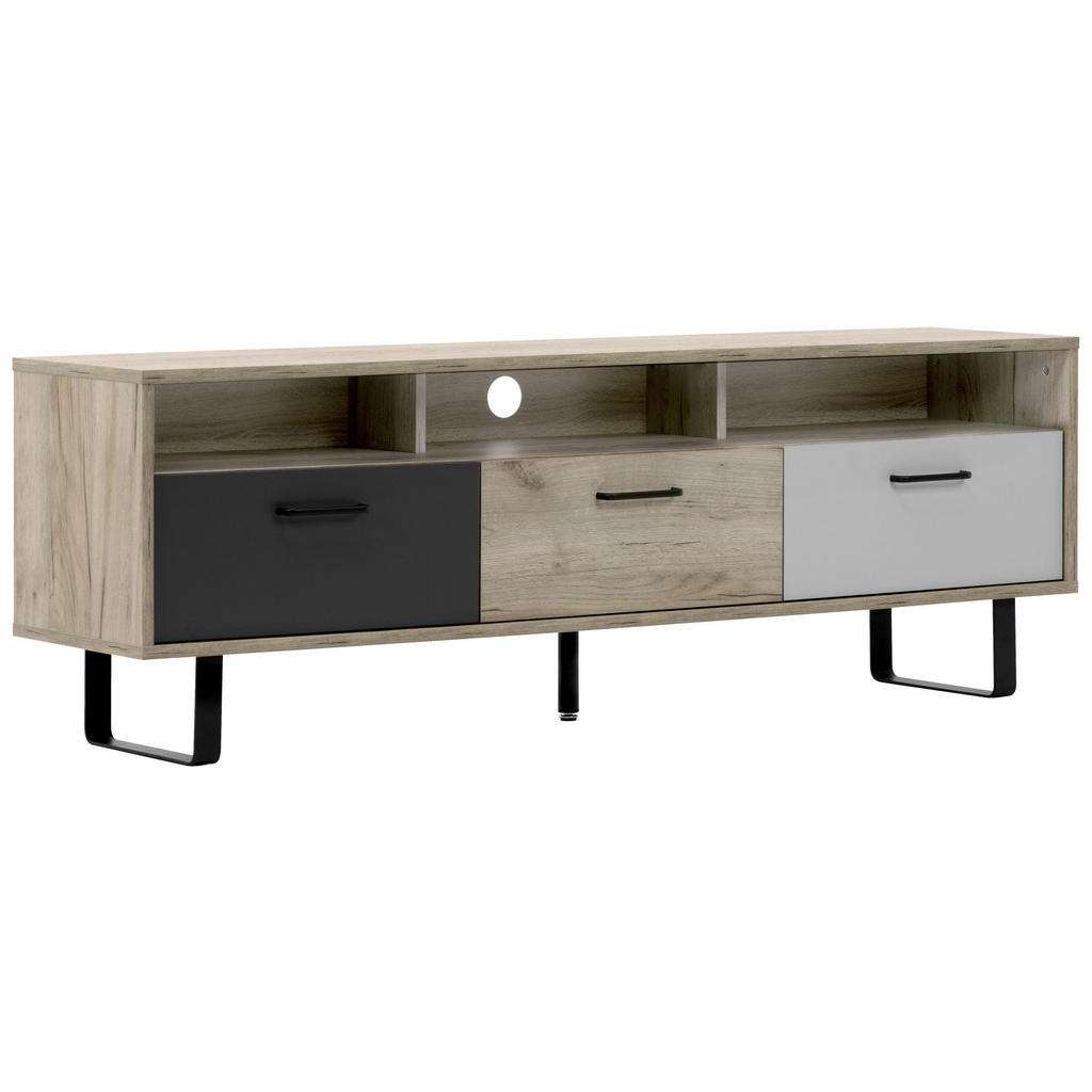 Carryhome LOWBOARD foliert Weiß, Braun