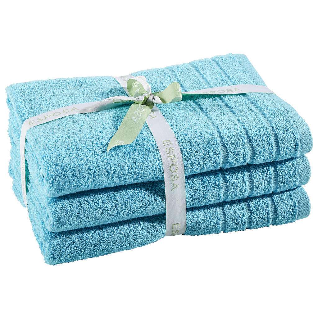 Esposa FROTTIERSET 50/100 cm 3-teilig, Türkis