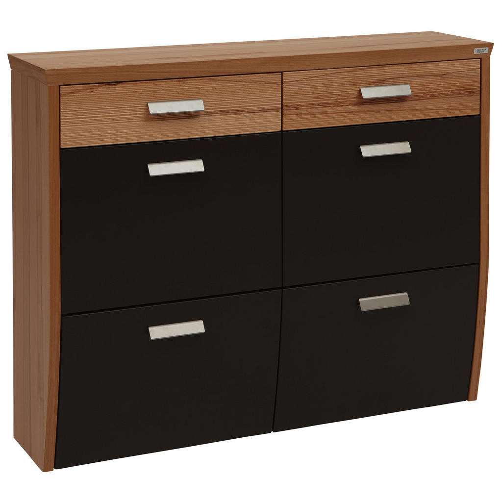 Dieter Knoll SCHUHSCHRANK Kernbuche furniert lackiert Braun