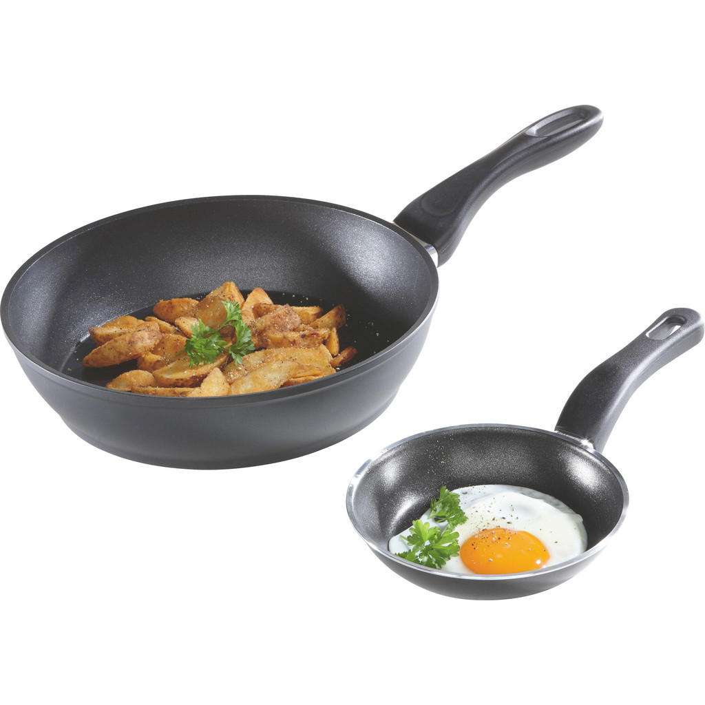 Ballarini PFANNENSET Aluminium 2-teilig, Schwarz