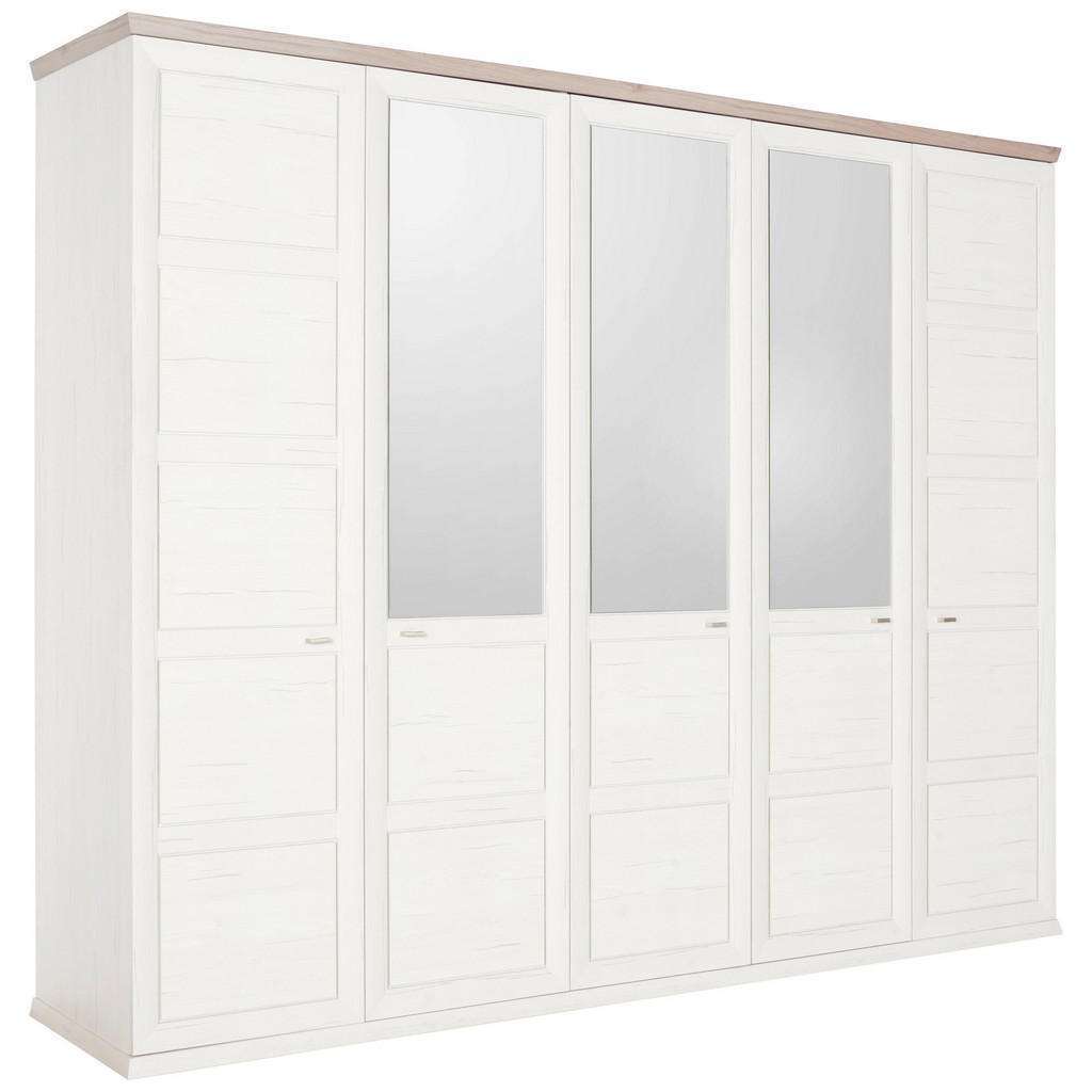 Hom`in DREHTÜRENSCHRANK 5-türig Weiß