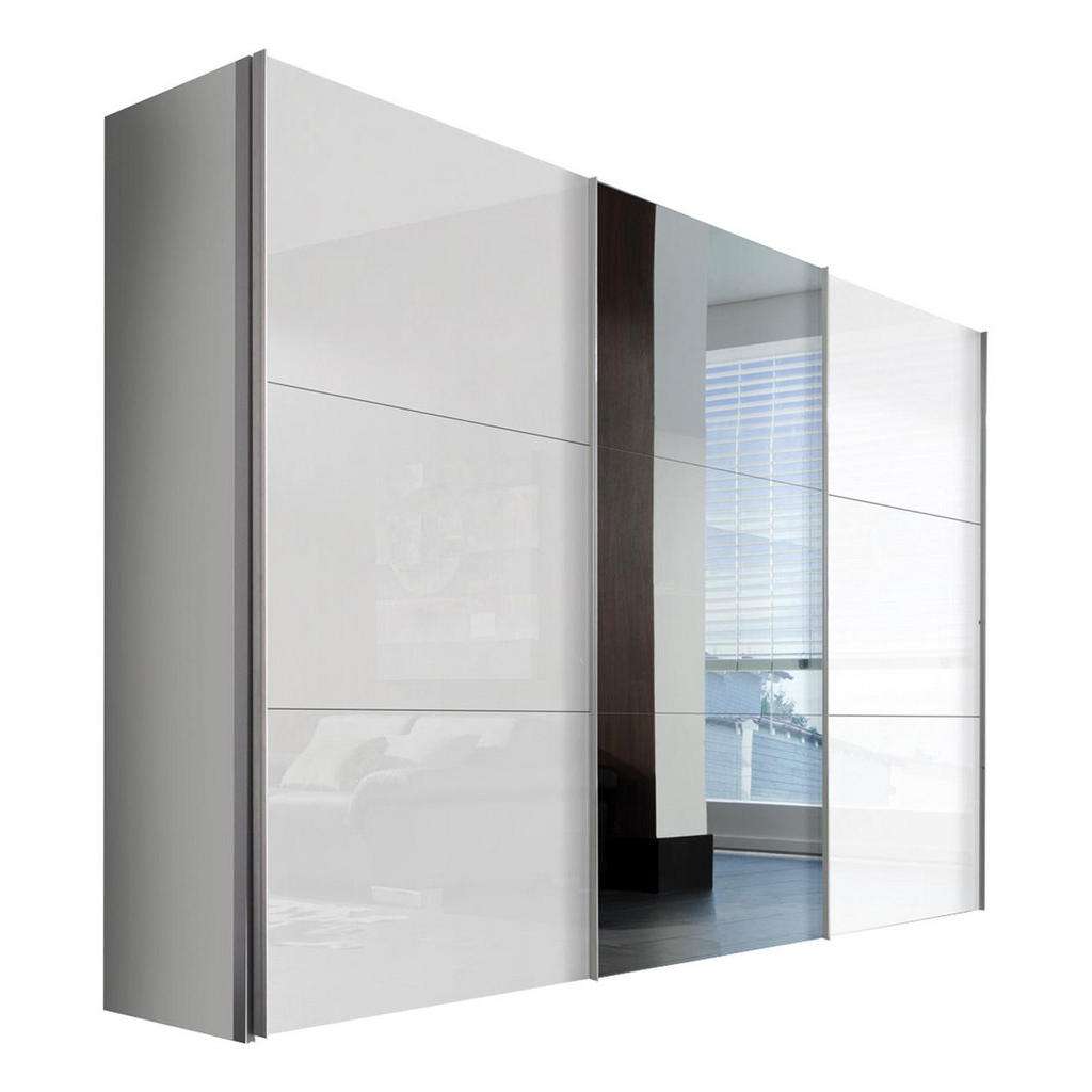 Hom`in SCHWEBETÜRENSCHRANK 3-türig Weiß