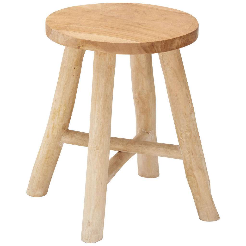 Landscape HOCKER Teakholz massiv Mehrfarbig