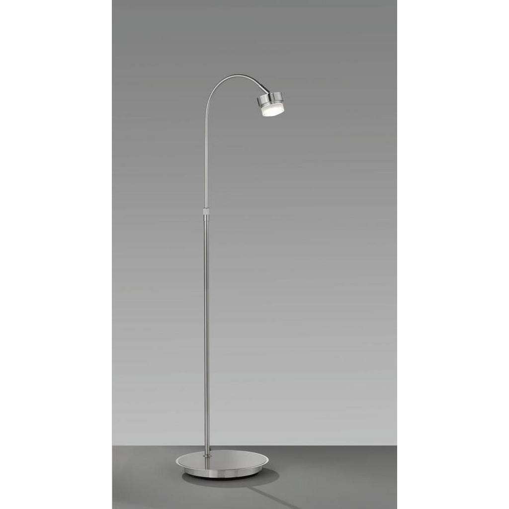XXXL LED-STEHLEUCHTE, Silber, Silber