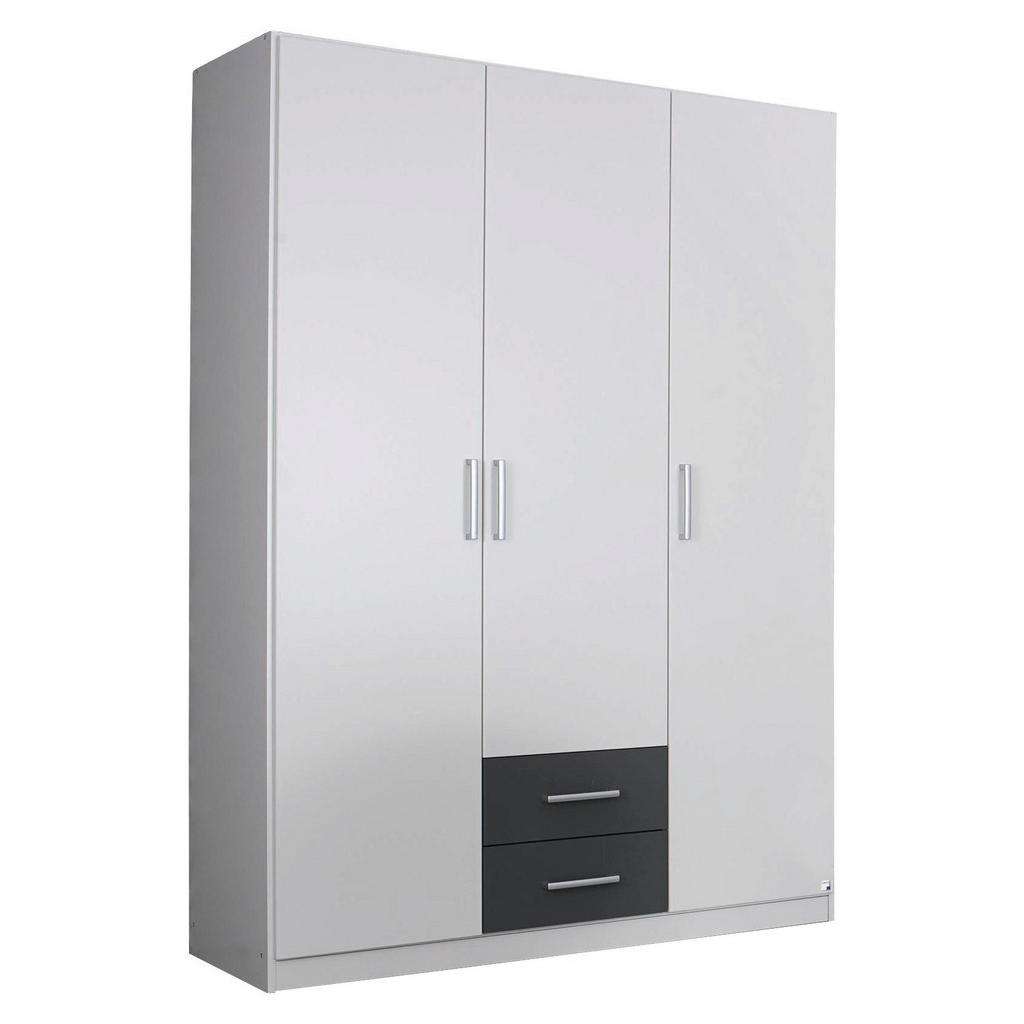 Carryhome DREHTÜRENSCHRANK 3-türig Weiß
