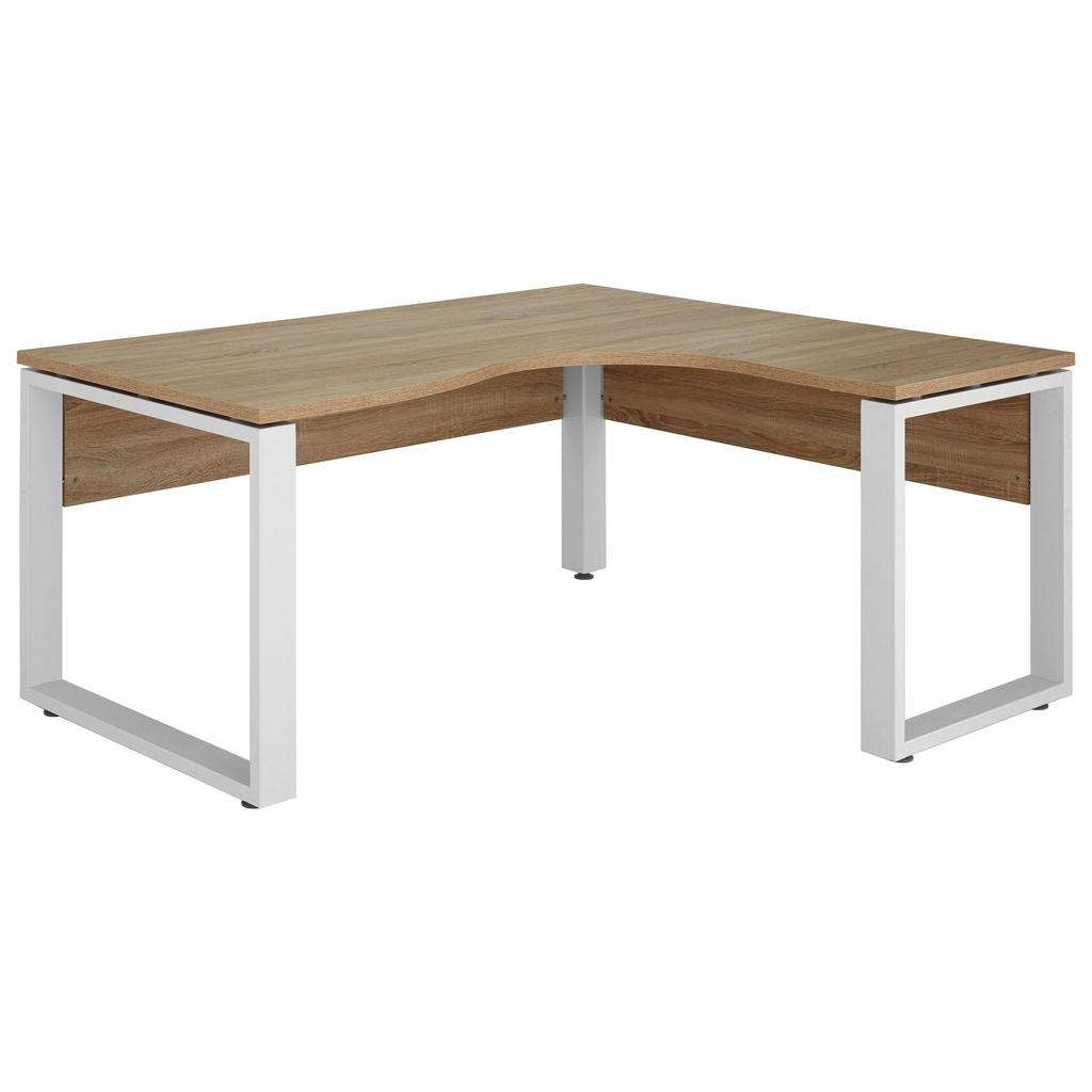 Voleo ECKSCHREIBTISCH Weiß, Beige