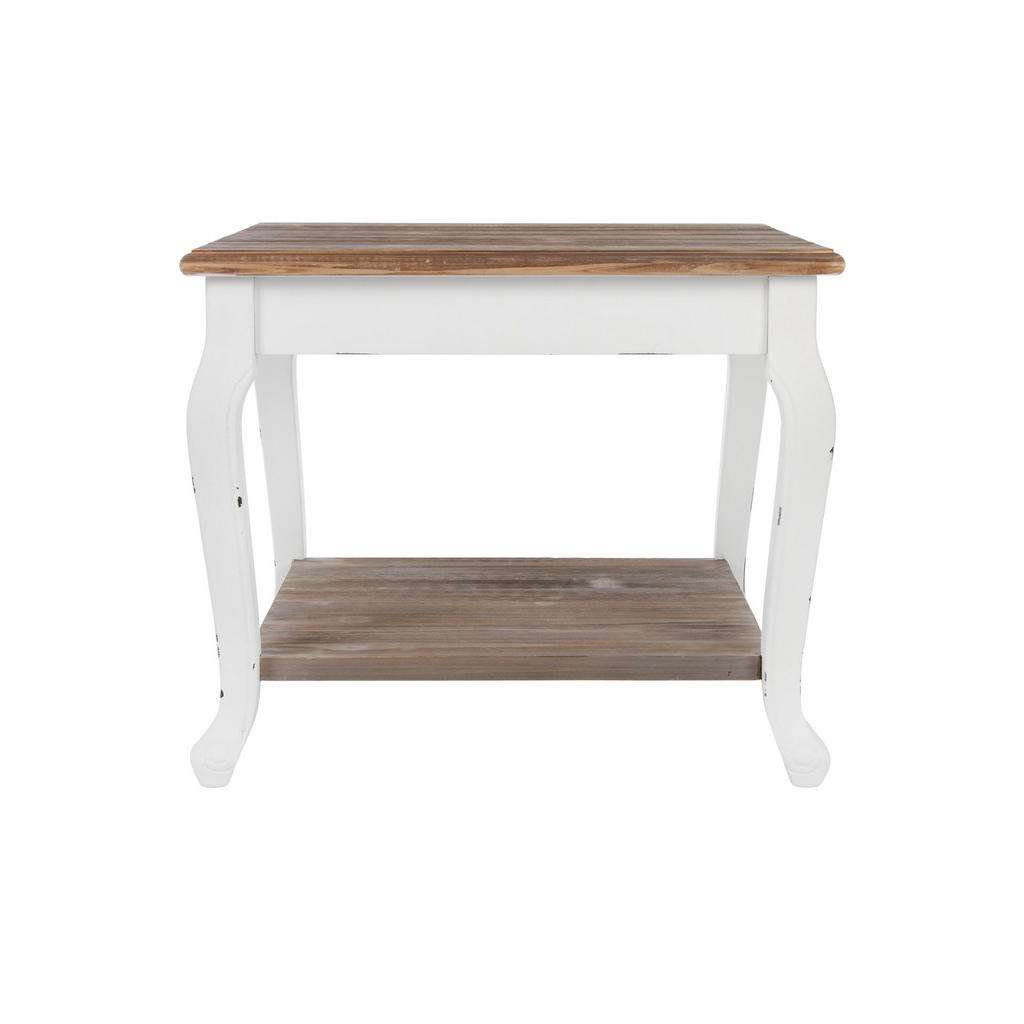 XXXL BEISTELLTISCH Paulownia massiv rechteckig Weiß