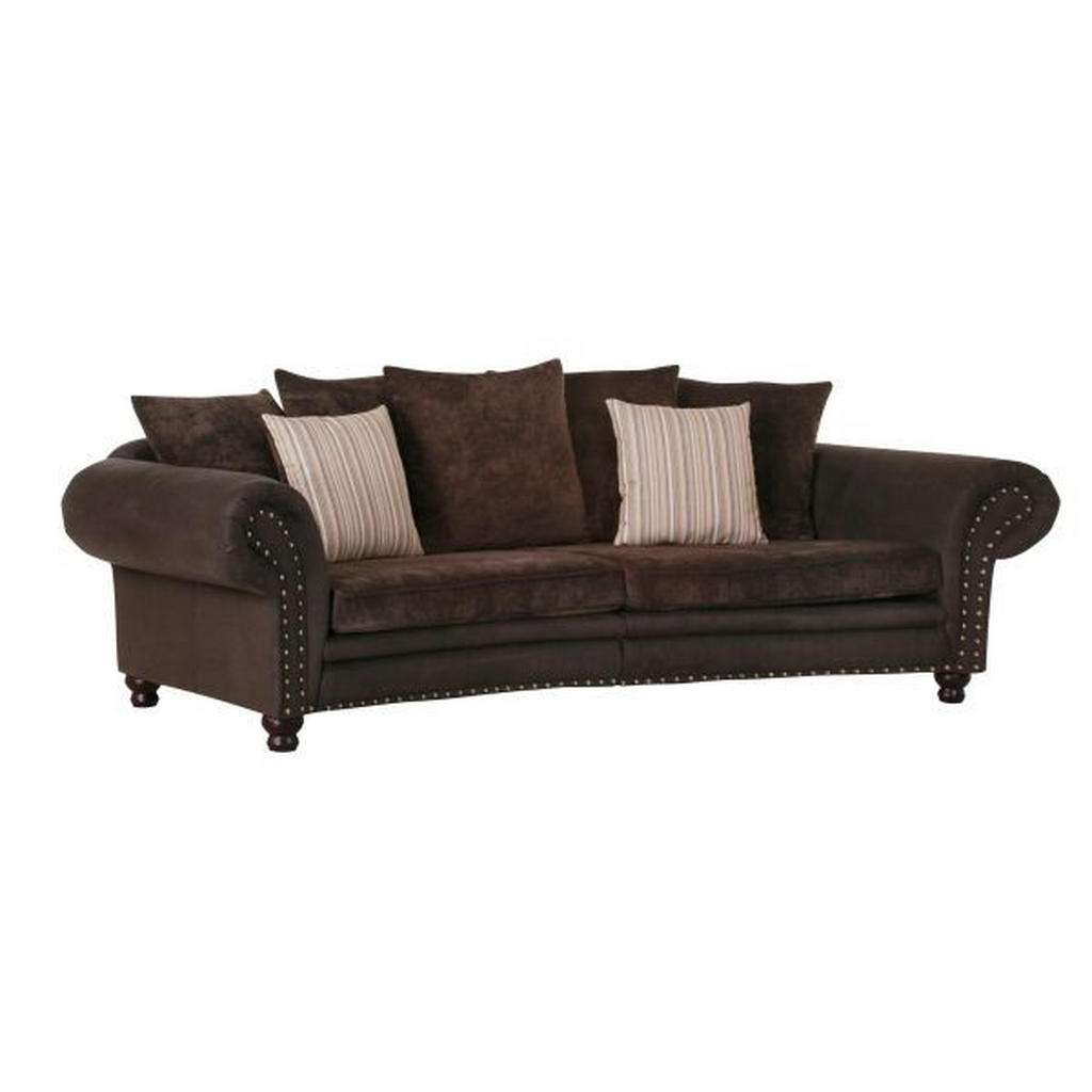 Landscape MEGASOFA Chenille braun