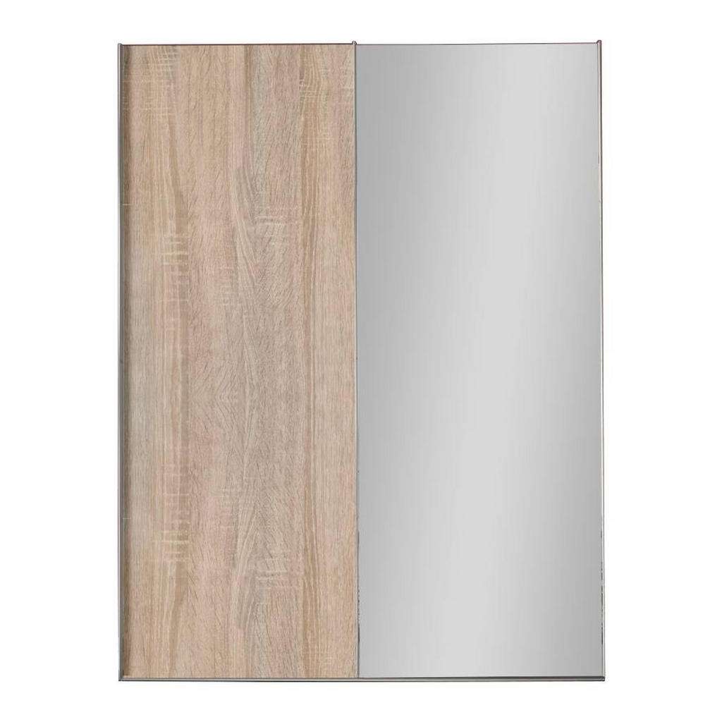 Hom`in SCHWEBETÜRENSCHRANK 2-türig Braun