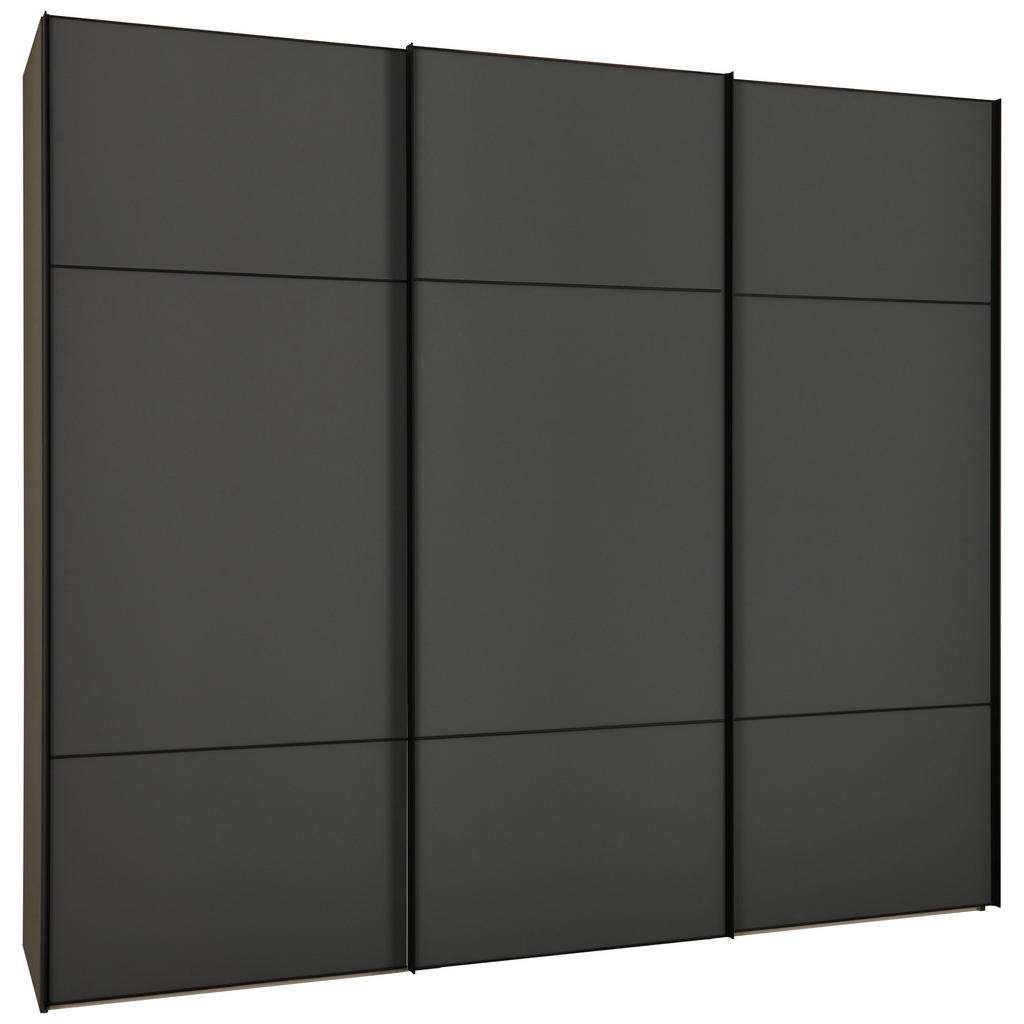 Moderano SCHWEBETÜRENSCHRANK 3-türig Grau
