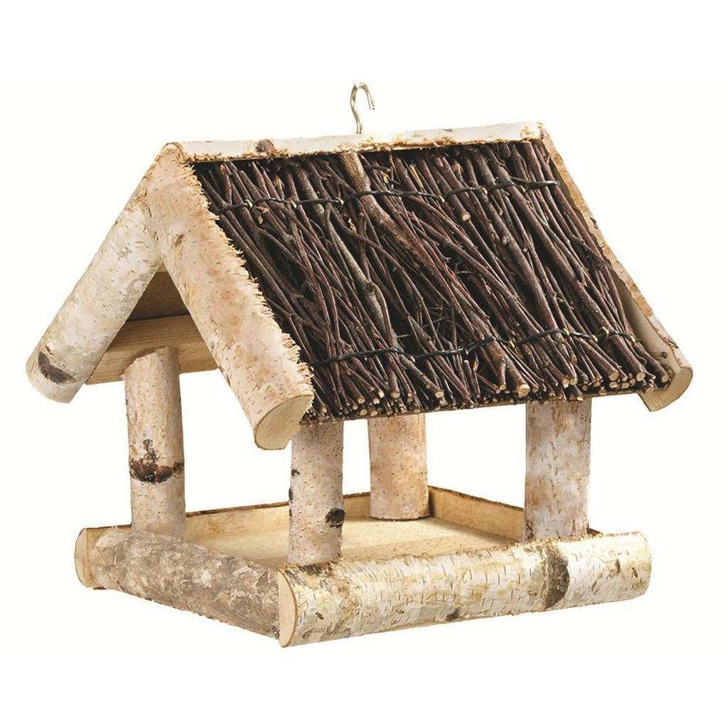 XXXL Vogelhaus/Futterstelle, Braun, Braun