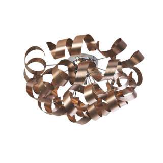 Ambiente LED-DECKENLEUCHTE, Silber, Orange